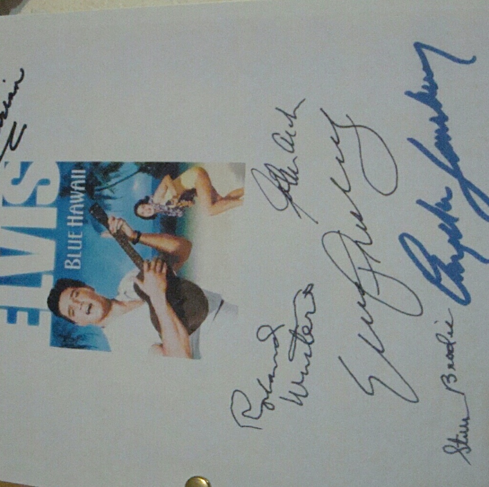 Elvis transcript "Blue Hawaii"